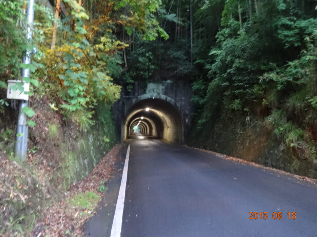 旧善波トンネル(善波隧道)と周辺の現地写真